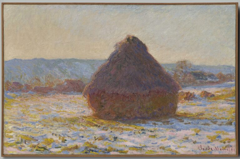 04. claude monet meules effets de neige