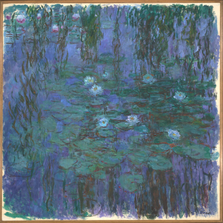 16. claude monet nympheas bleus