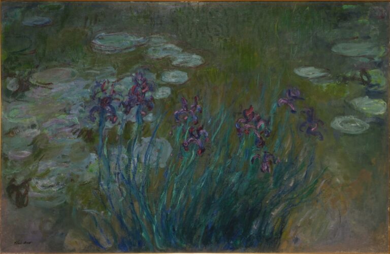 19. claude monet iris et nympheas