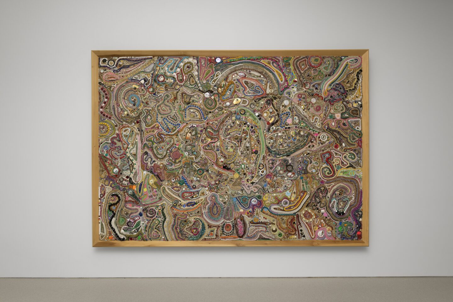 mike kelley memory ware flat 17 2001 229.5 x 318.5 x 14 cm ©paris collection pinault