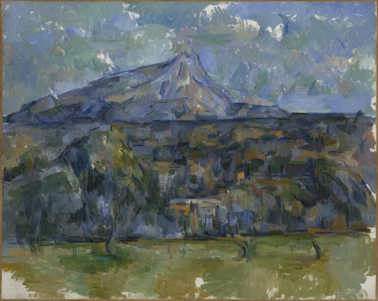 paul cezanne la montagne saint victoire vue des lauves 1904 1905 huile sur toile 63.8x81.6cm the nelson atkins museum of art kansas city © photo courtesy of nelson atkins